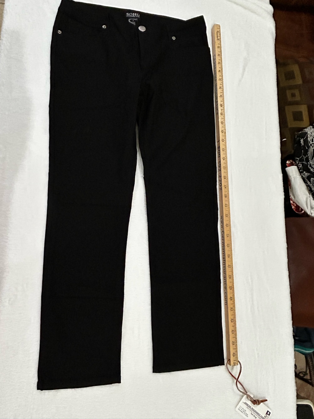 Soho Apparel Black Skinny Pants- Stretch Slim Fit